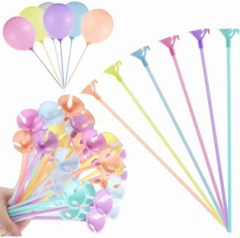 Soporte para globos multicolor