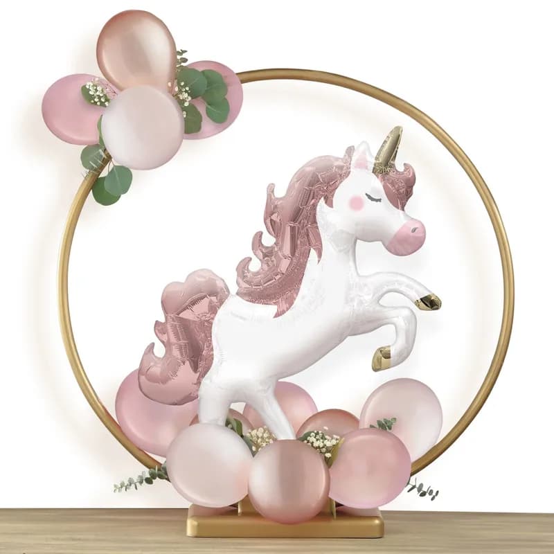 Soporte para globos circular con base