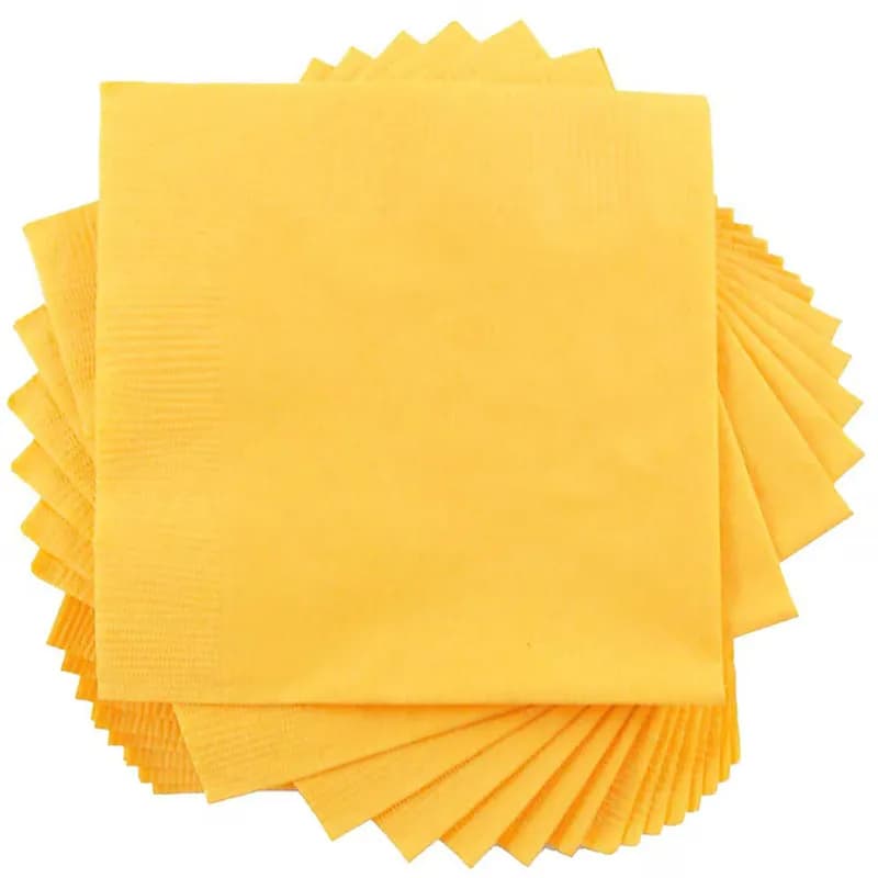 Servilletas amarillas