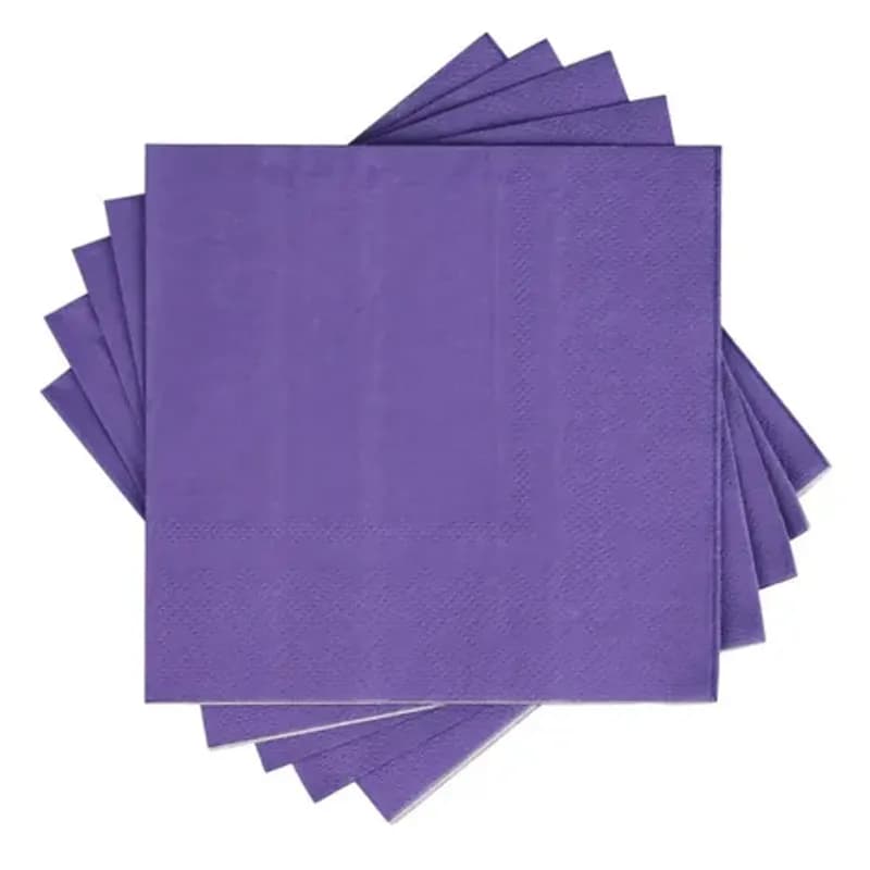 Servilletas moradas