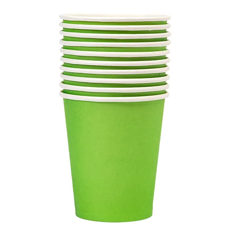 Vasos desechables Verde