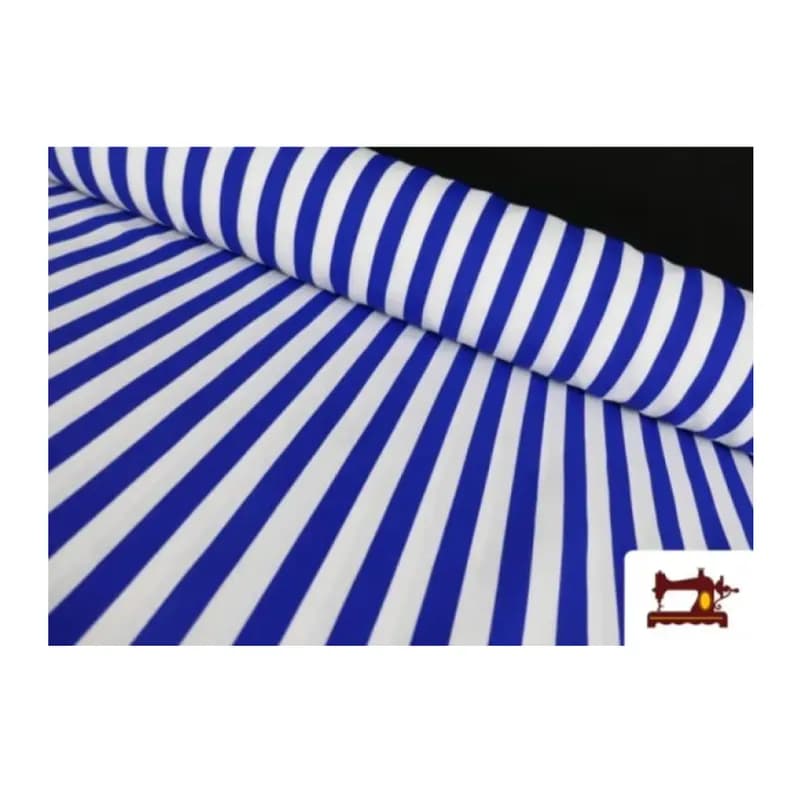 Estera para santos azul y blanca