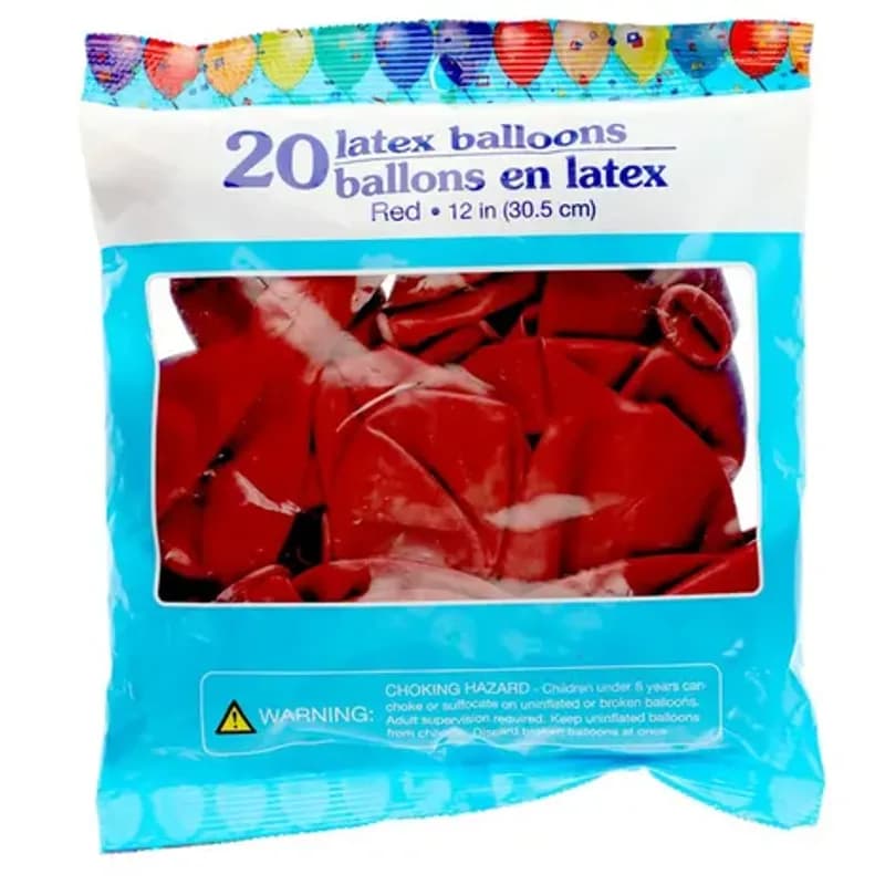 Paquete de globos Rojos