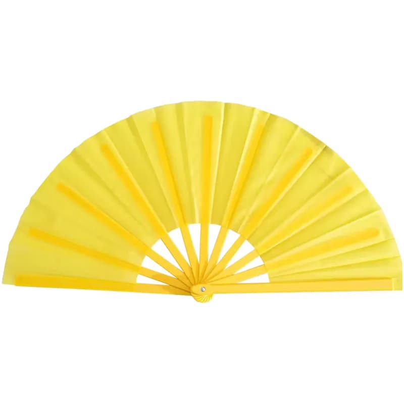 Abanico amarillo grande