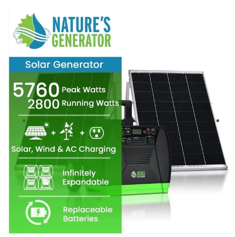 Sistema Eléctrico de Energía Solar NATURE'S