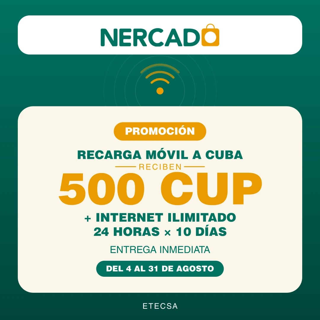 Reciben 500 CUP + Internet ILIMITADO 24 horas x 10 días - Imagen 1
