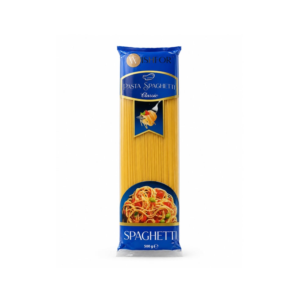 Pasta de espagueti clásica Wishfor (500 g / 1.1 lb) - Imagen 1