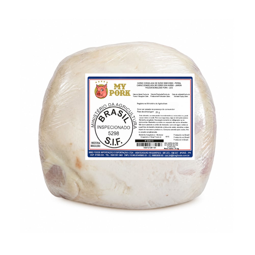 Pierna de cerdo sin piel y sin hueso My Pork (9 kg / 19.84 lb) - Imagen 1