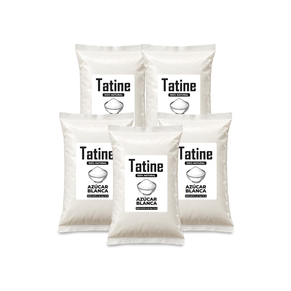 Azúcar blanca Tatine (5 x 5.54 kg / 10 lb) - Imagen 1