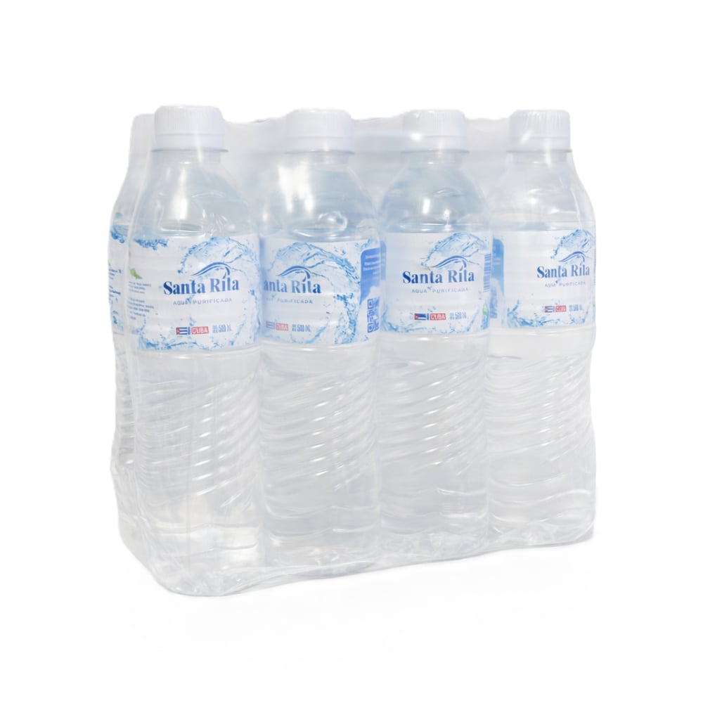 Agua purificada Santa Rita (12 x 500 ml) - Imagen 1