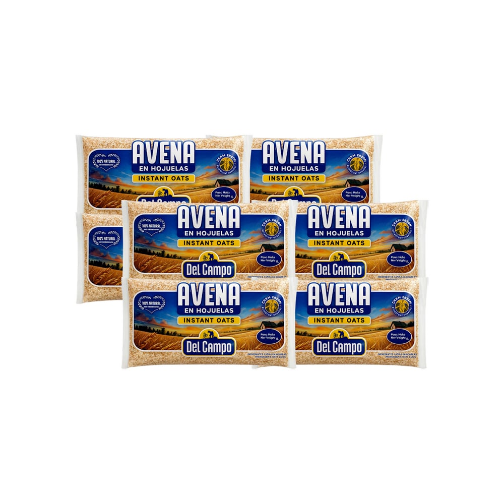 Avena en hojuelas Del Campo (8 x 454 g / 1 lb) - Imagen 1