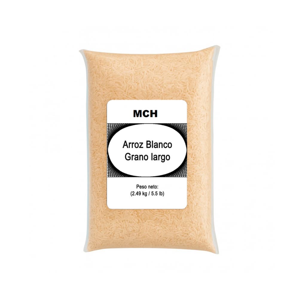 Arroz blanco grano largo MCH (2.49 kg / 5.5 lb) - Imagen 1
