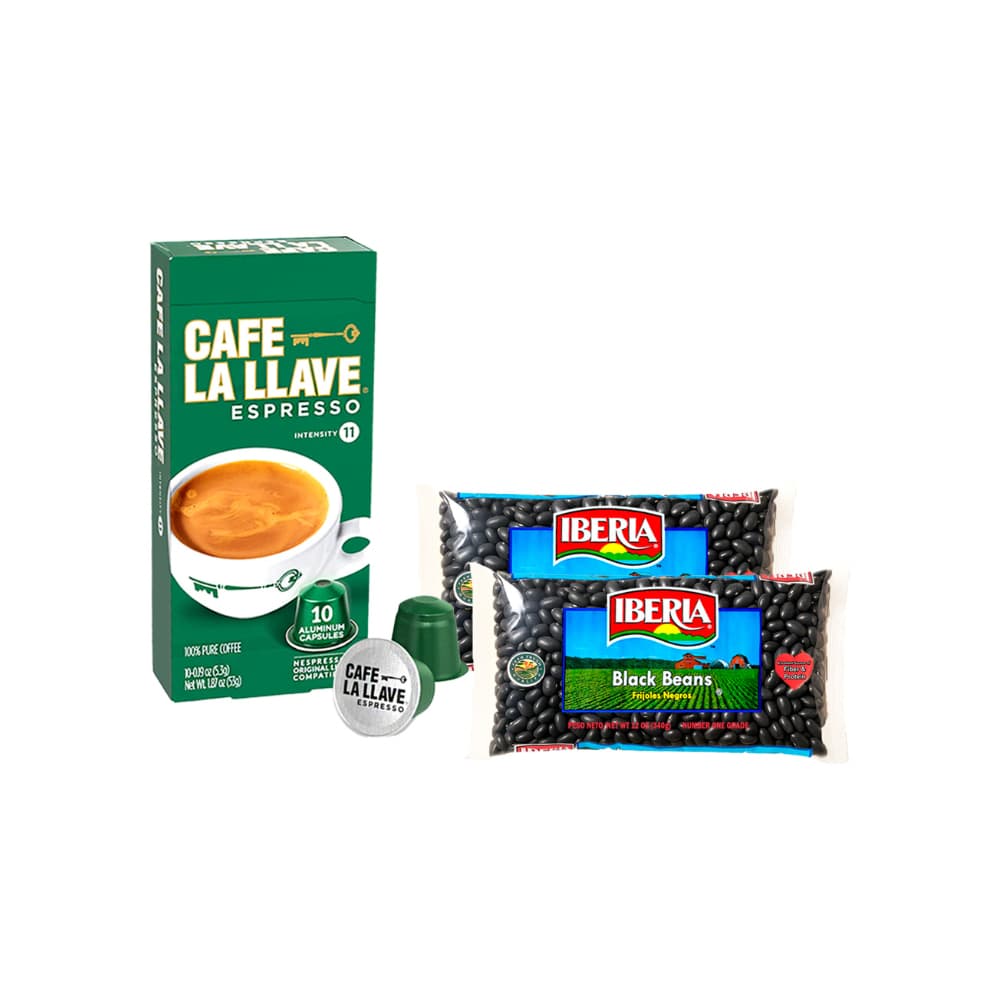 Combo de café en cápsula + frijoles negros (2 x 340 g) - Imagen 1