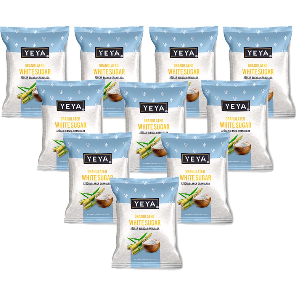 Azúcar blanca granulada Yeya (10 x 1 kg / 2.2 lb) - Imagen 1