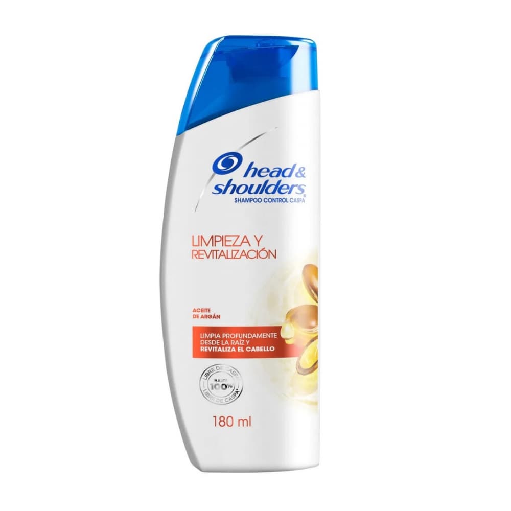 Champú control caspa, limpieza y revitalización Head & Shoulders (180 ml) - Imagen 1