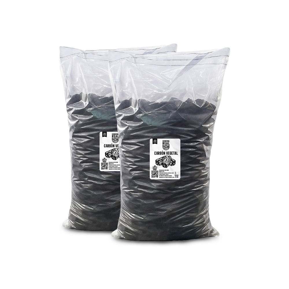 Carbón vegetal Cosecha Real (2 x 5 kg / 11 lb) - Imagen 1