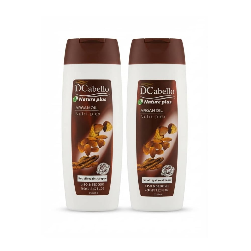 Juego de champú y acondicionador aceite de árgan DCabello (2 x 400 ml) - Imagen 1