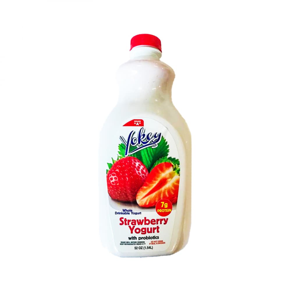 Yogurt de fresa con probióticos Yokey (1.54 L) - Imagen 1