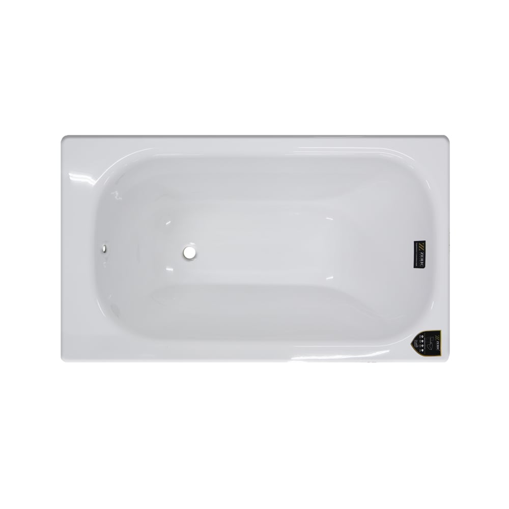 Bañera acrílica rectangular color blanco Zeric - Imagen 1
