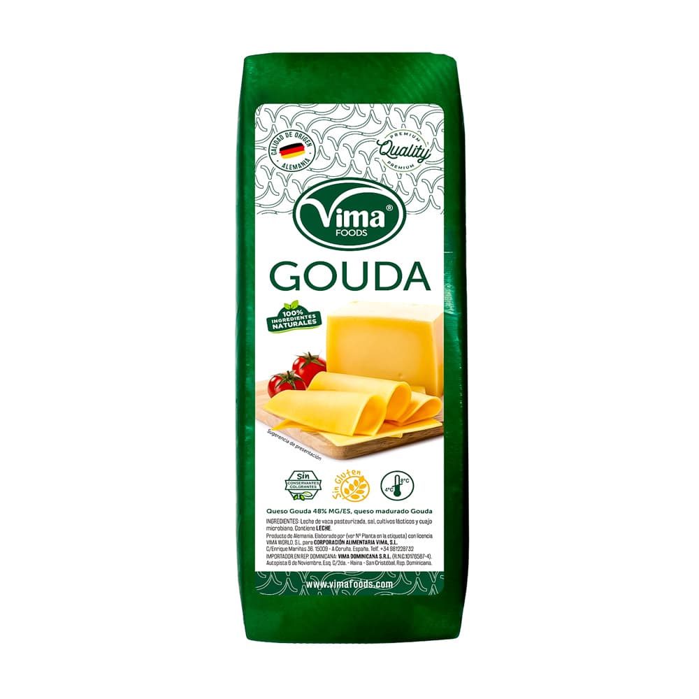 Queso Gouda Vima Foods (3 kg / 6.61 lb) - Imagen 1