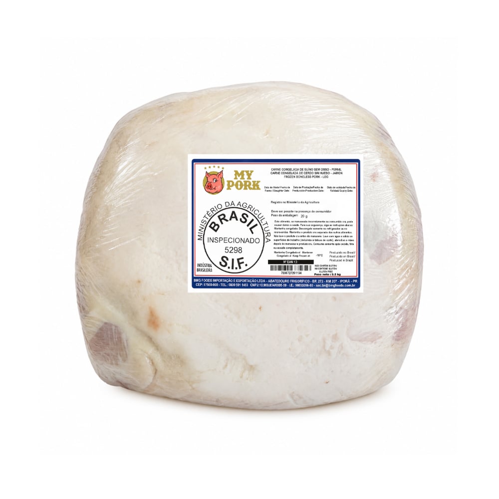 Pierna de cerdo sin piel y sin hueso My Pork (9.5 kg / 20.94 lb) - Imagen 1