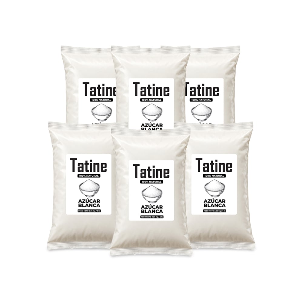 Azúcar blanca Tatine (6 x 2.26 kg / 5 lb) - Imagen 1