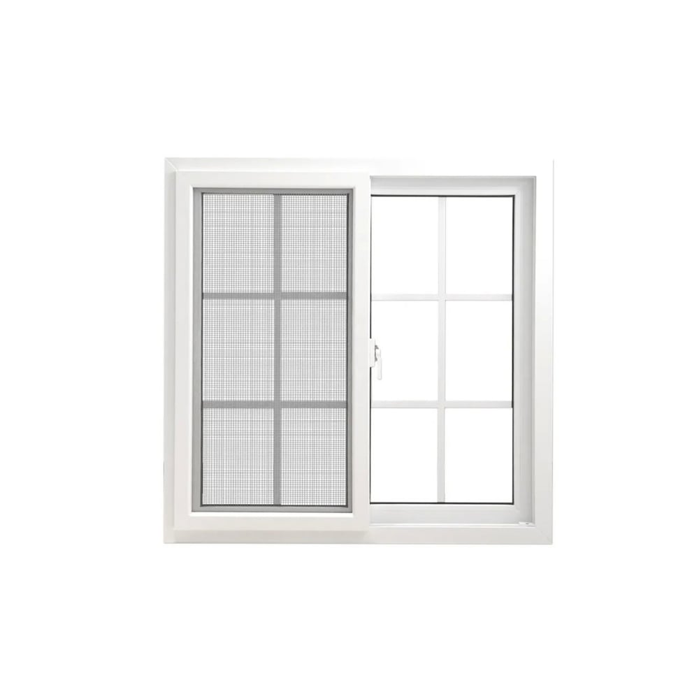 Ventana corrediza de u-PVC con malla anti mosquito 1.20 m x 1.00 m XL Soluciones - Imagen 1