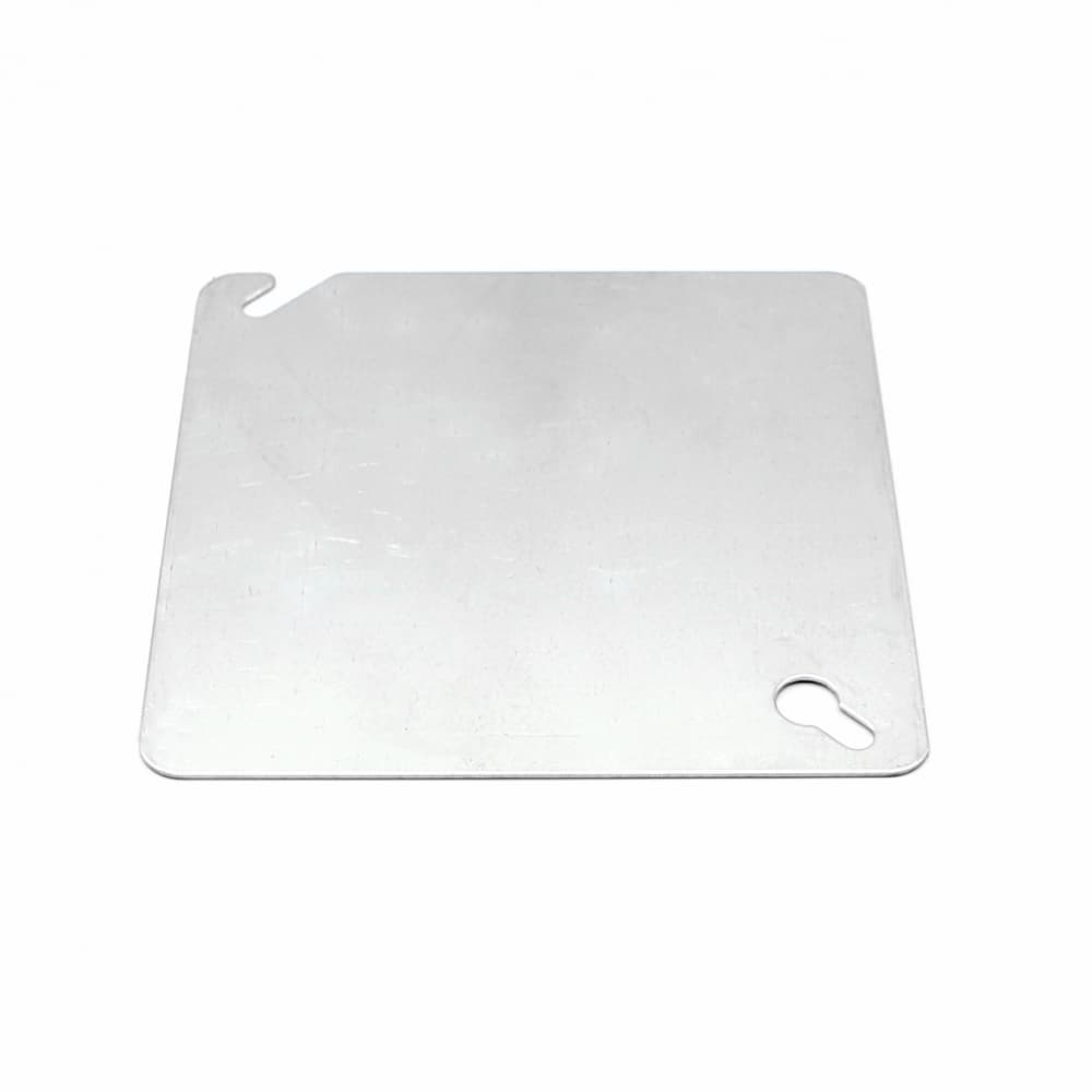 Cubierta plana de acero galvanizado cuadrada 4" x 4" Malu - Imagen 1