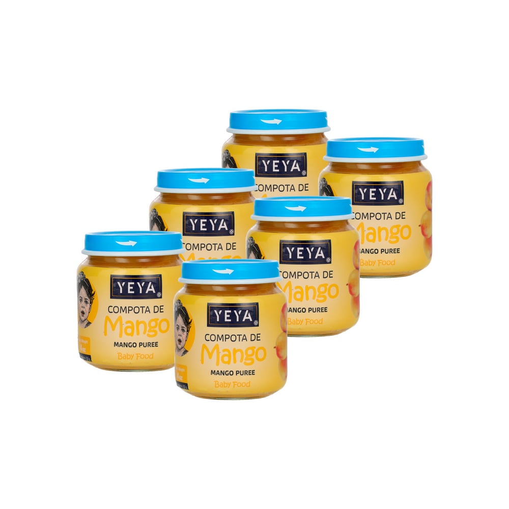 Compotas de mango YEYA (6 x 113 g / 4 oz) - Imagen 1