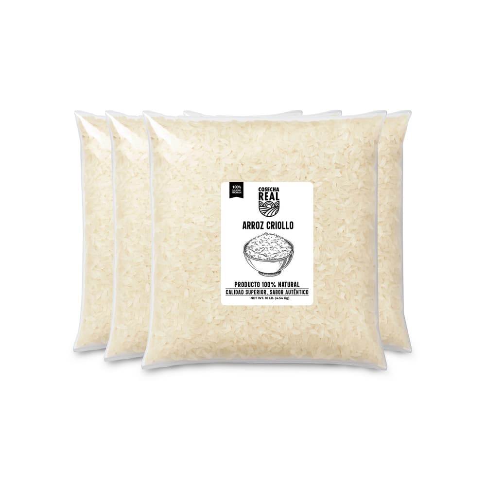 Arroz criollo Cosecha Real (4 x 4.54 kg / 10 lb) - Imagen 1