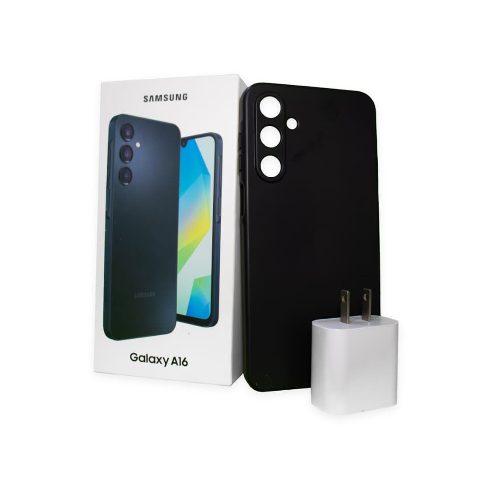 Celular 128 GB ROM / 6 GB RAM Samsung Galaxy A16 + Forro y cargador tipo C - Imagen 1
