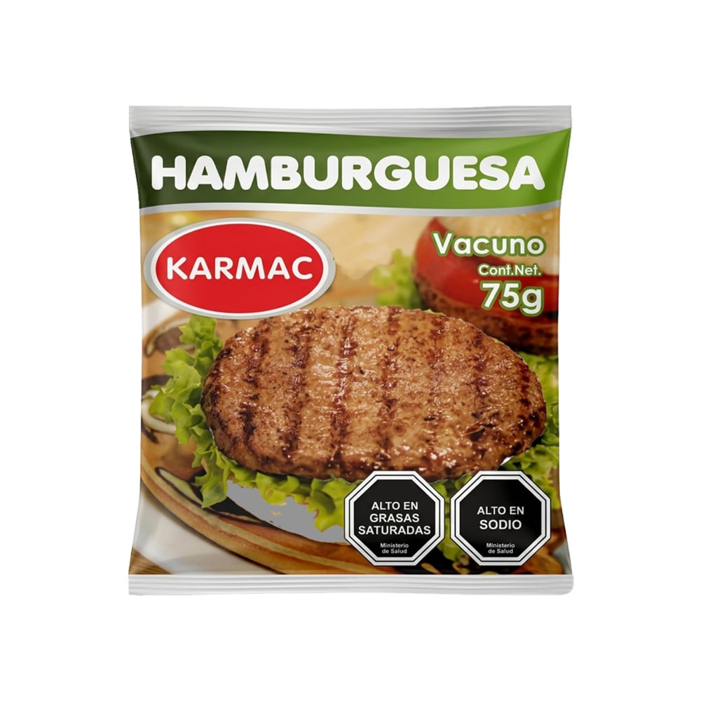 Hamburguesa de vacuno Karmac (75 g / 2.6 oz) - Imagen 1