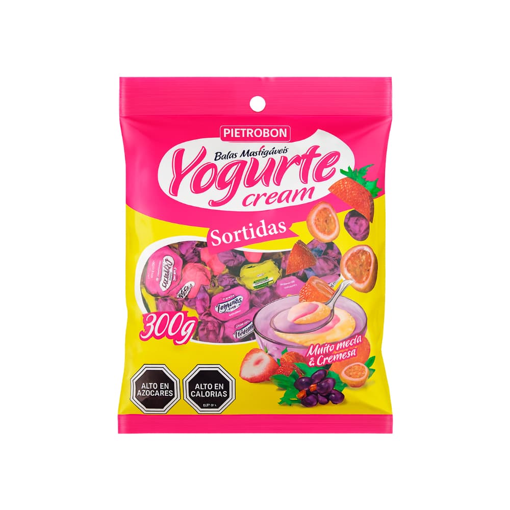 Caramelos masticables de yogurt crema surtidos (300 g / 10.6 oz) - Imagen 1