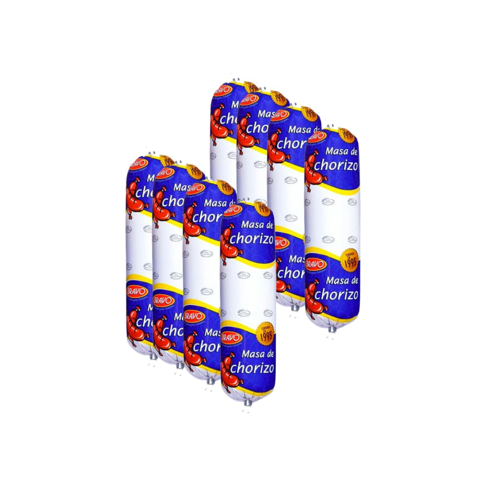 Masa de chorizo Bravo (8 x 400 g / 14.10 oz) - Imagen 1
