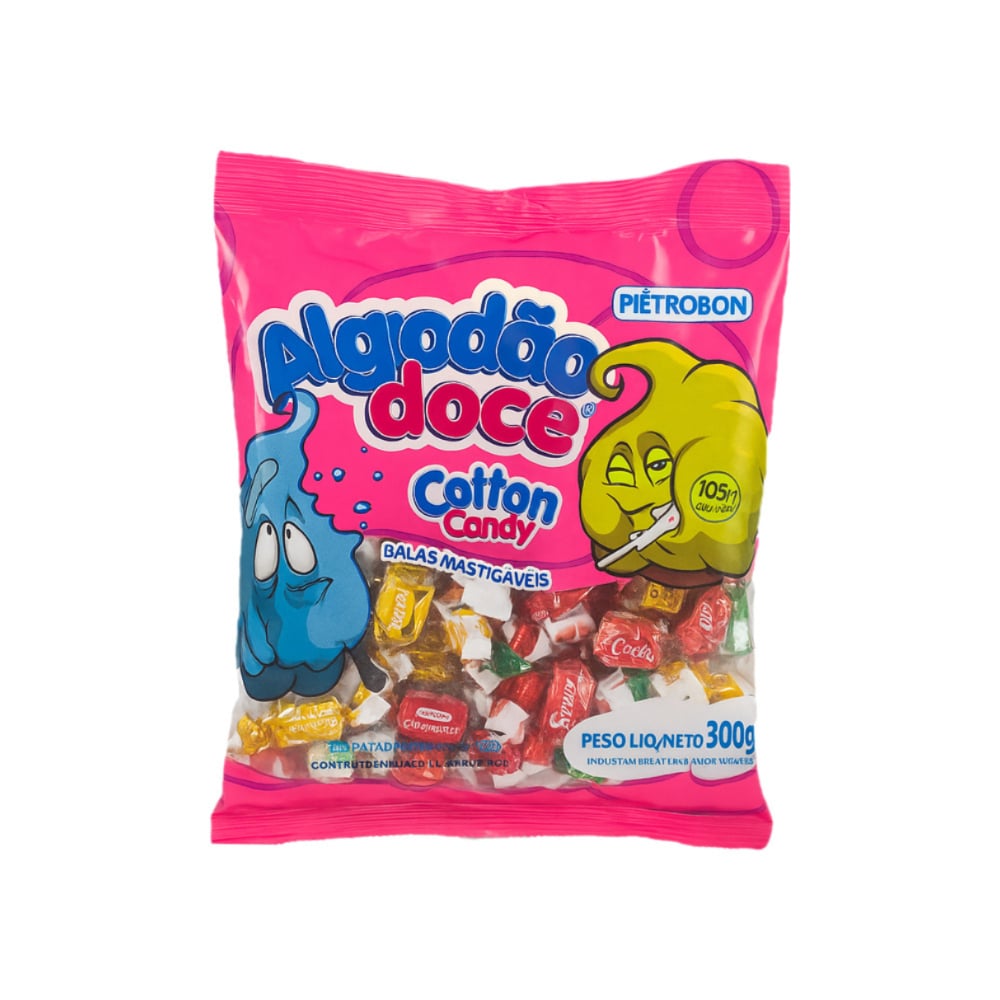 Caramelo masticable algodón dulce Pietrobon (300 g / 10.5 oz) - Imagen 1