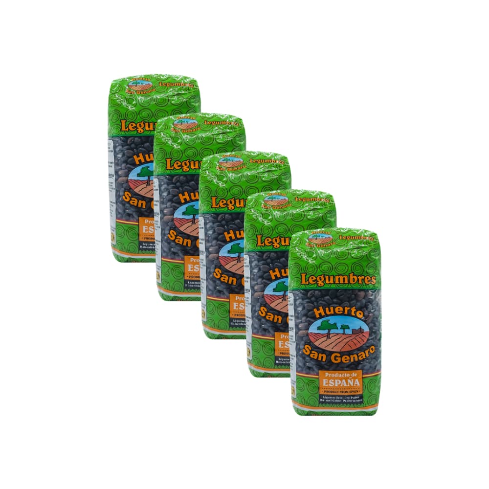 Frijol negro (5 x 500 g / 1.1 lb) - Imagen 1