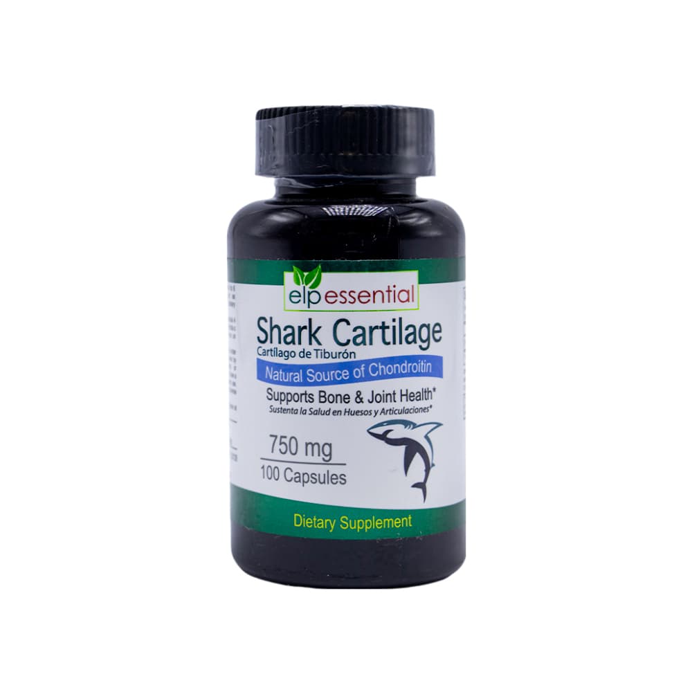 Cartílago de tiburón 750 mg Elp Essential (100 Cápsulas) - Imagen 1