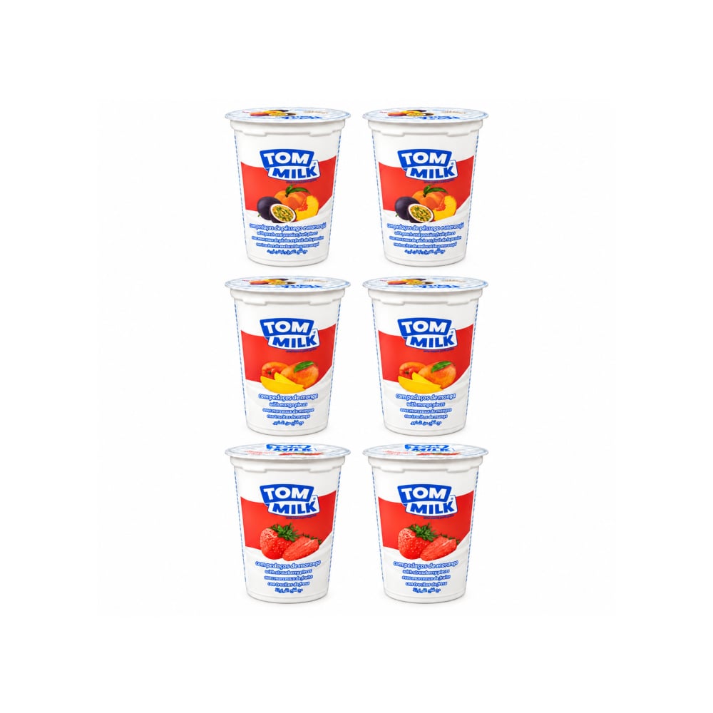 Combo mixto de yogures Tom Milk (6 x 500 g / 1.10 lb) - Imagen 1