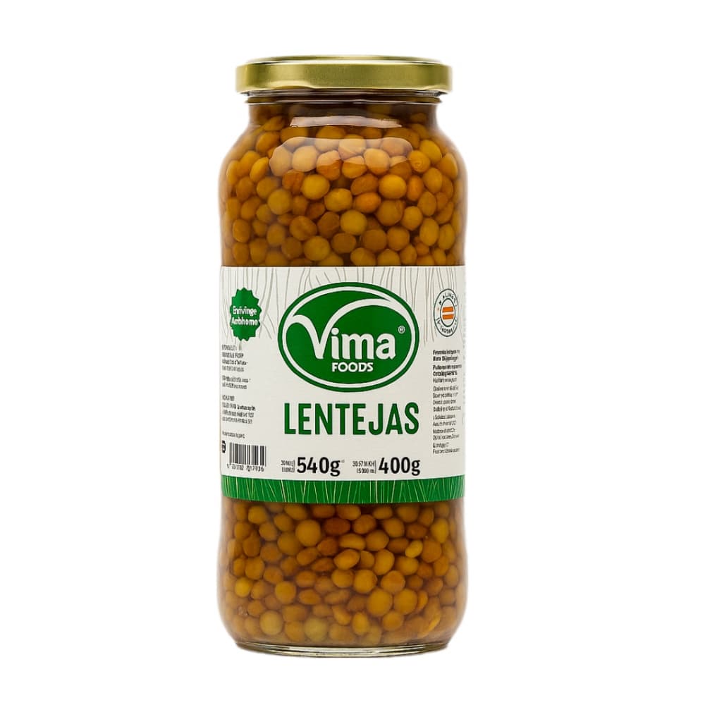 Lentejas Vima Foods (540 g / 1.19 lb) - Imagen 1