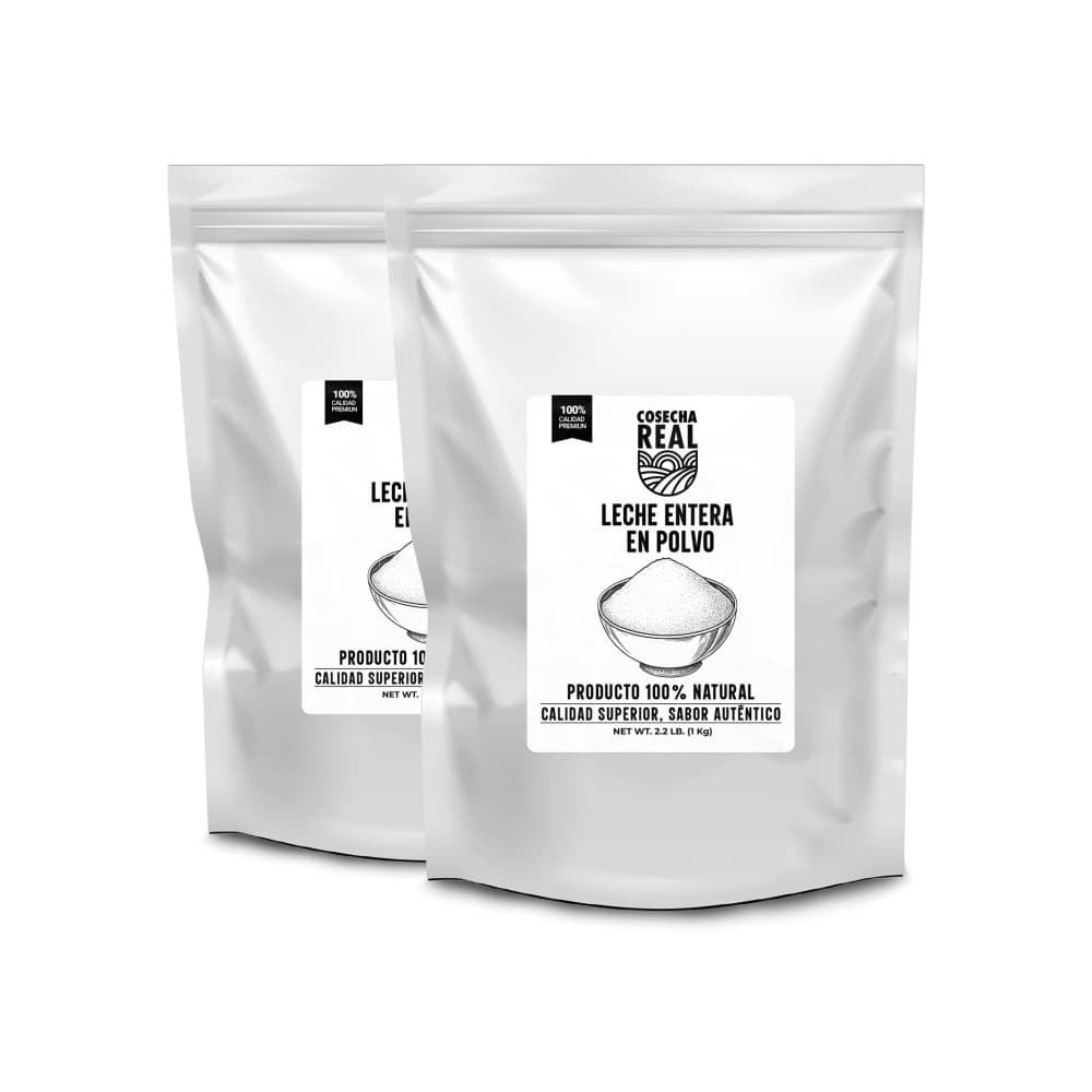 Leche entera en polvo Cosecha Real (2 x 1 kg / 2.2 lb) - Imagen 1