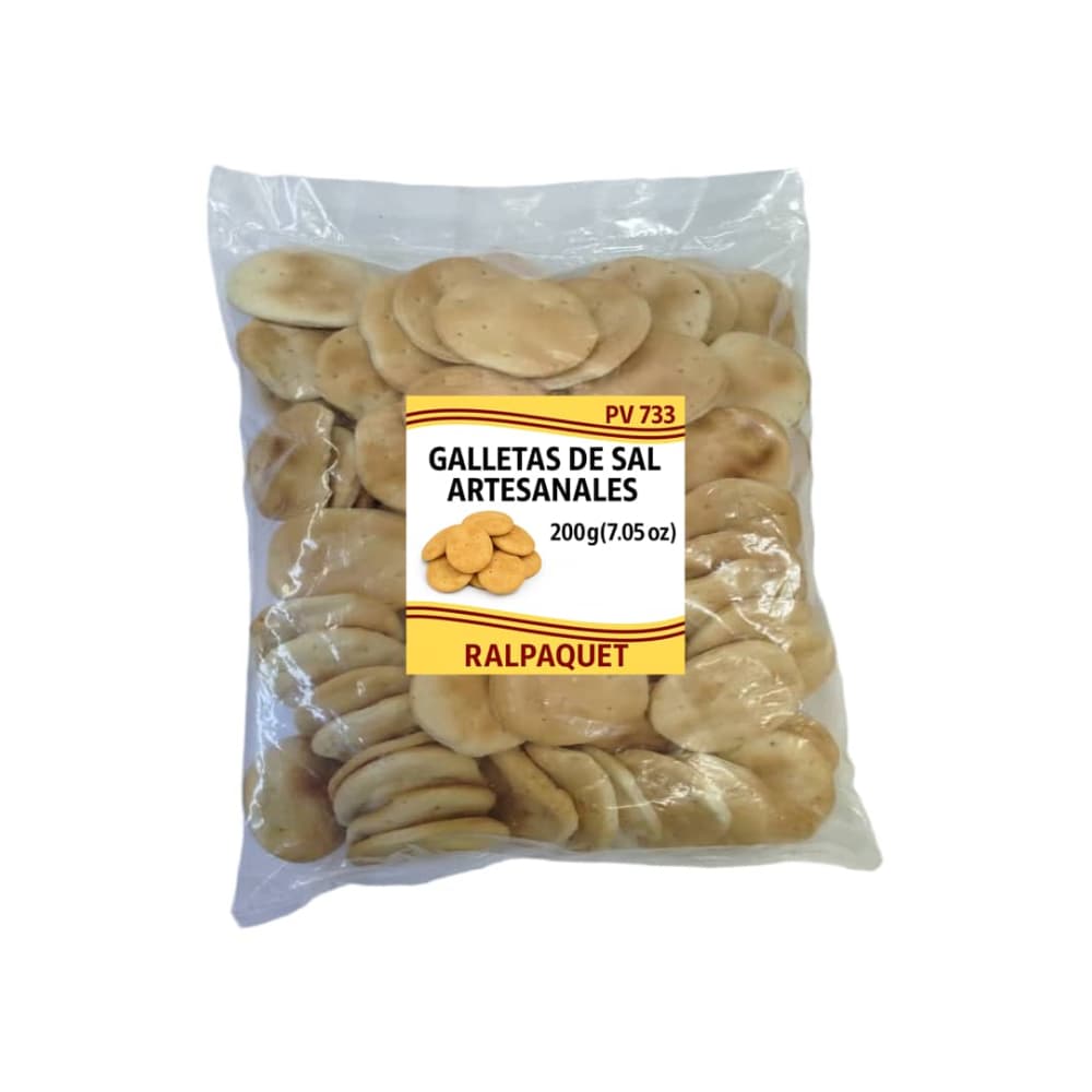 Galletas de sal artesanales Ralpaquet (200 g / 7.05 oz) - Imagen 1