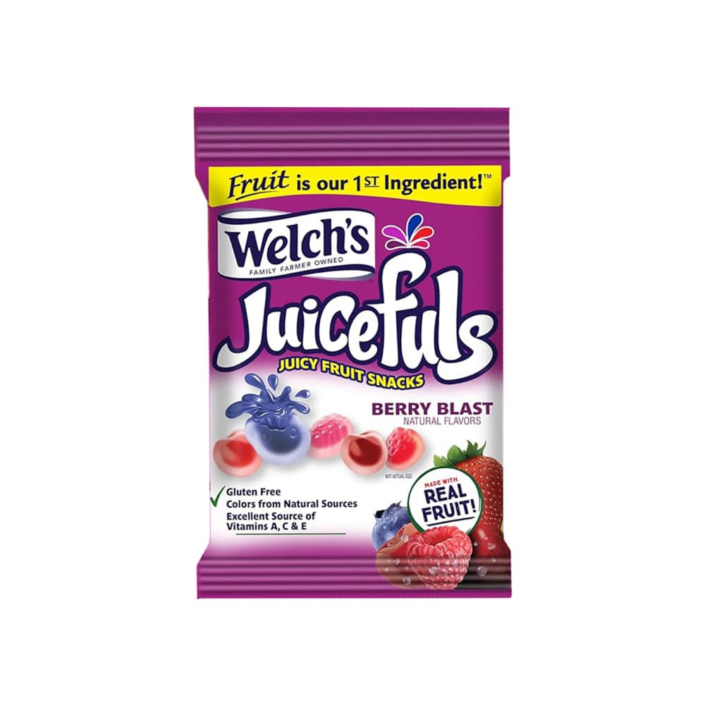 Bocadillos de frutas jugosas explosión de bayas Welch's Juicefuls (22.7 g) - Imagen 1