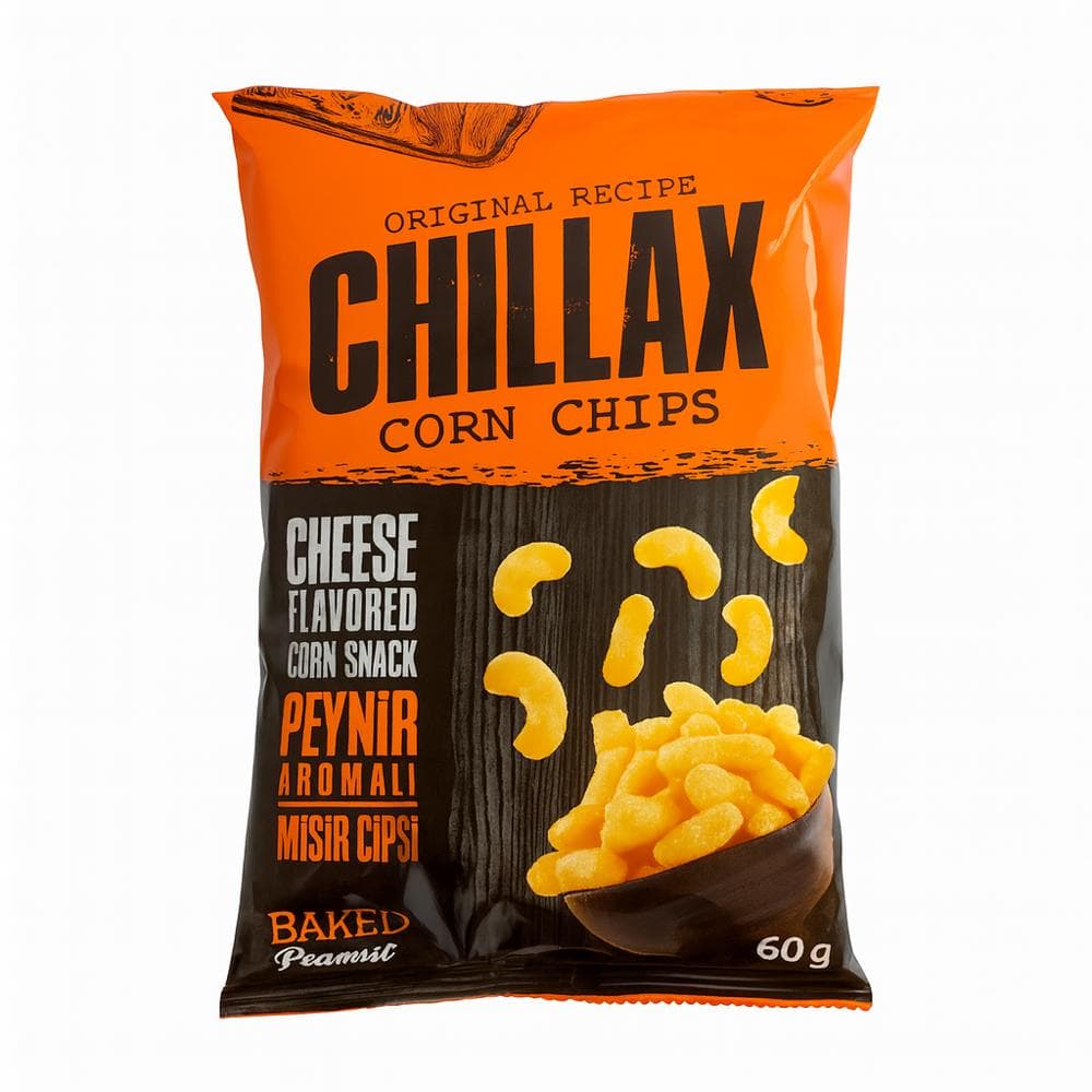 Aperitivos de maíz sabor a queso Chillax (60 g / 2.12 oz) - Imagen 1