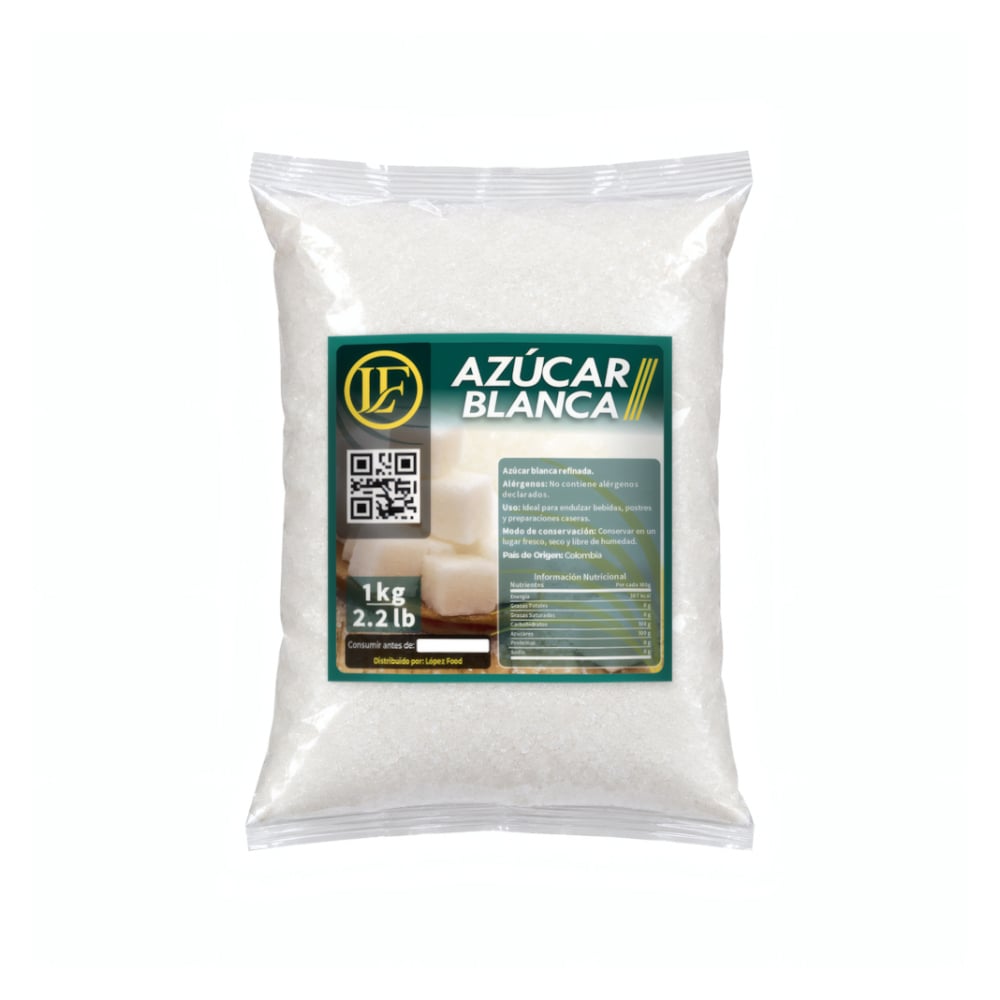 Azúcar blanca LF (1 kg / 2.2 lb) - Imagen 1