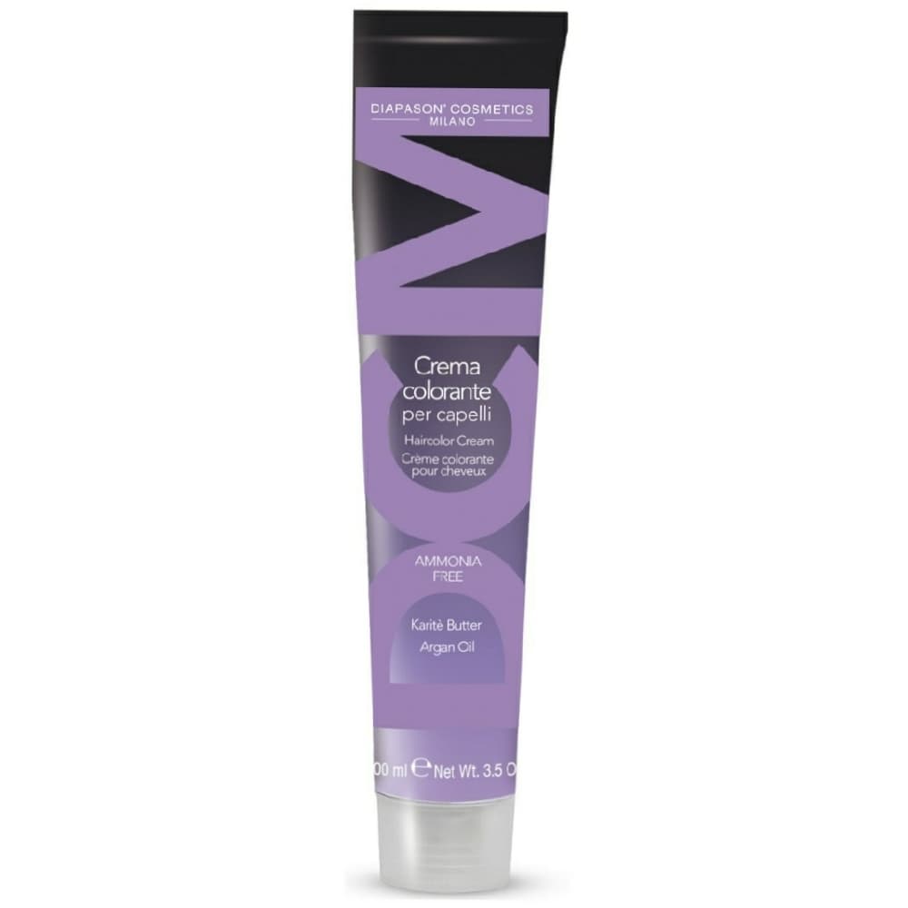 Crema colorante para el cabello DCM No. 5/58 Castaño Claro Rojizo Violeta (100 ml) - Imagen 1