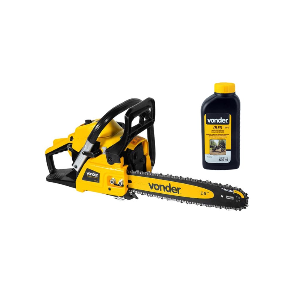 Motosierra a gasolina 37.2CC Vonder MGP372 con aceite de motor de 2 tiempos VD-DT Vonder y el servicio de puesta en marcha - Imagen 1