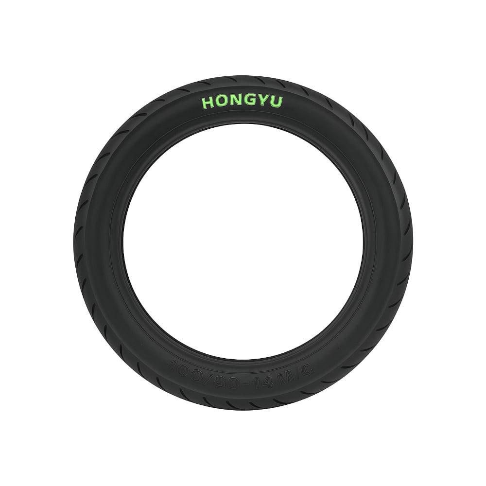 Neumático para motocicleta 100 / 80 -14 M / C Hongyu - Imagen 1