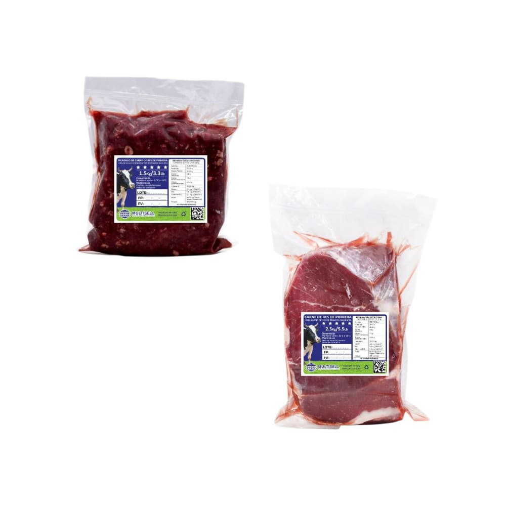 Carne de res de primera Multisell + Picadillo de carne de res de primera Multisell - Imagen 1