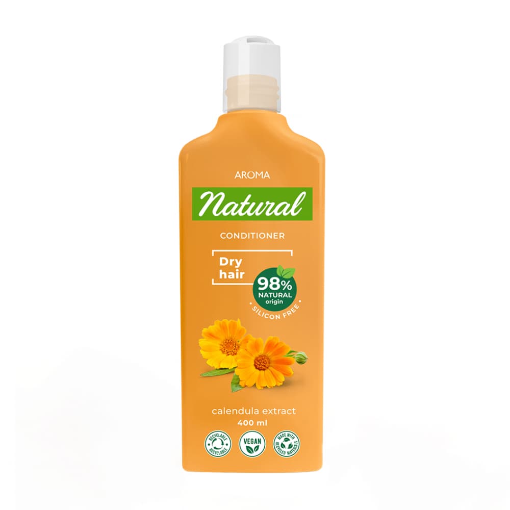 Acondicionador para cabello seco con extracto de caléndula Aroma Natural (400 ml) - Imagen 1