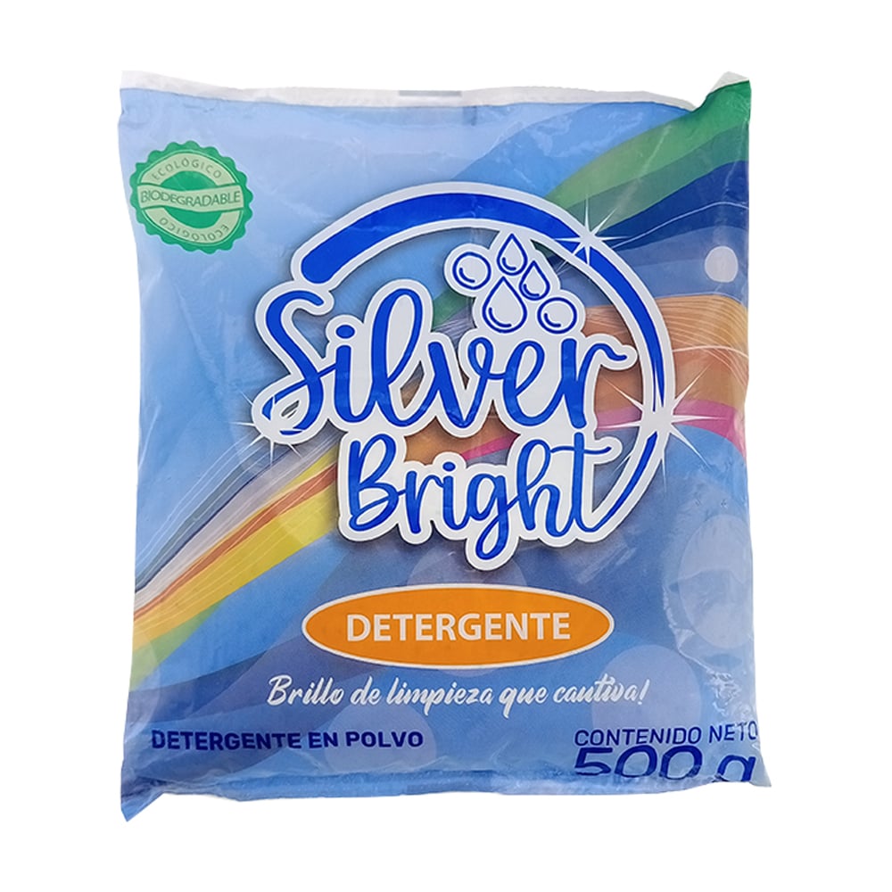 Detergente en polvo Silver Bright (500 g / 1.10 lb) - Imagen 1